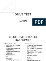 Manual Drive Test