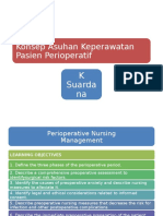 Konsep Asuhan Keperawatan Pasien Perioperatif