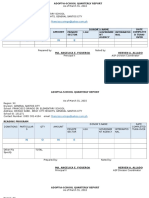 Sample ADOPT A School Report