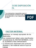 Factores de Disposición de Planta