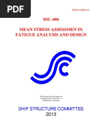 SSC 466 Mean Stress Assessment in Fatigue Analysis