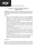 Presumption Against Unconstitutionality: ARIS (Phil.) Inc., v. National Labor Relations Commission, Et. Al