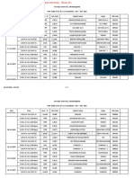 BCA Time Table 2016