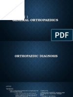 Section 1: General Orthopaedics