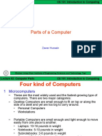 Parts of A Computer: Zawar Hussain