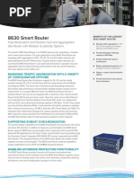 8630 Smart Router: Fully Redundant and Flexible Hub and Aggregation Site Router With Multiple Scalability Options