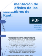 Fundamentación de La Metafisica de Las Costumbres de Kant