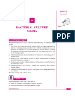 Lesson-09 - BACTERIAL CULTURE Media PDF