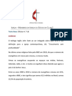 Sermão - Igreja - Membros Da Igreja Ou Sócios Do Clube PDF