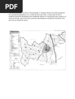 The Draft Development Plan of Farukhnagar in Gurgaon District Has Been Prepared For A Projected Population of 1