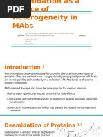 Antibody Deamidation