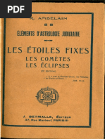 0636 Fiducius Robert Ambelain Elementos de Astrologia Judiciaria ETOILES FIXES