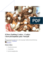 S'More Pudding Cookies - Cookies Chewy&Empukkk Pake Nutrijell