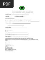 Intern-Volunteer Waiver Form