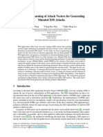 Structural Learning of Attack Vectors For Generating Mutated XSS Attacks