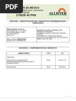 Msds Allister Cybor 40ph