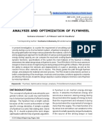 Analysis of Fly Wheel