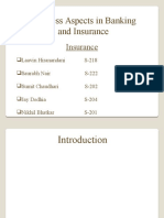 Business Aspects in Banking and Insurance