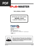 PULLMASTER Model Hl25 Service Manual