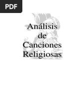 Análisis de Canciones Sagradas