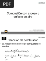 Clase 4 Combution Con Exceso o Defecto de Aire