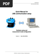 Quick Manual For LMS Communication Setup