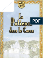 La Patience Dans Le Coran