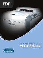 Samsung CLP-510 Series - User & Setup Guide