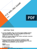 FCE Writing Exam ESSAY Presentation