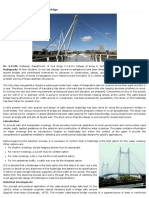 A Study On Cable Stayed Footbridge