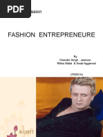 Rohit Bal-Fashion Entrepreneur