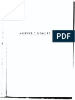 Birkhoff Aesthetic Measure