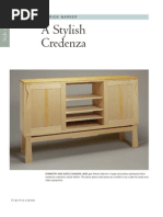 Woodworking Plans - Stylish Credenza