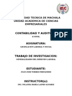 Generalidades Del Derecho Laboral