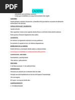 Resumen Traumatologia Cadera Rodilla Tobillo Pie