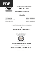 Design of Gravity Dam