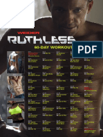 Ruthless Workout Calendar PDF