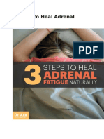 3 Steps To Heal Adrenal Fatigue