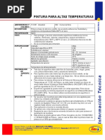 Pintura para Altas Temperaturas