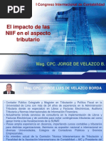 El Impacto de Las NIIF en El Aspecto Tributario