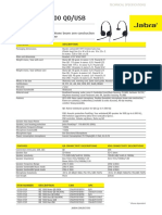 Jabra 1500 QD&USB - TechnSpecs