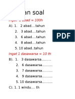 Latihan Soal Satuan Waktu