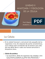 Unidad II Anatomia Y Fisiología de La Celula PDF