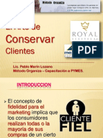 Arte de Conservar Clientes