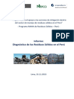 Diagnostico de Los Residuos Solidos en El Peru