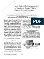 Basic Experimental Study On Helical Antennas of Wireless Power Transfer For Electric Vehicles by Using Magnetic Resonant Couplings