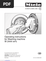 Miele Softtronic W 2444 WPS Operating Instructions