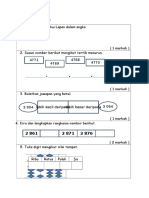 Soalan PPT Matematik Kertas 2 Tahun 3