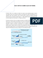 Efectos Del Mach Critico Sobre Alas en Forma de Flecha