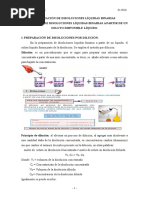 Preparación de Disoluciones Líquidas Binarias A Partir de Un Reactivo Líquido